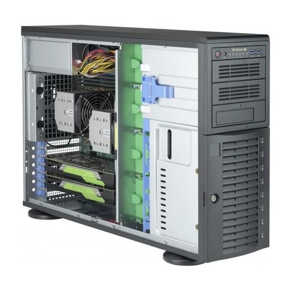 Supermicro CSE-743AC-1K26B-SQ Server Torn