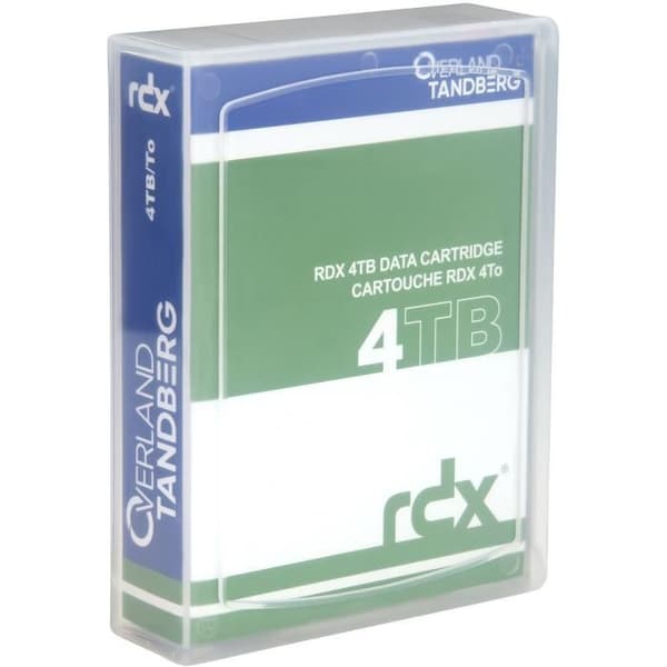 Lagerpatron - TANDBERG DATA - 4TB RDX - Sort - USB 3.0