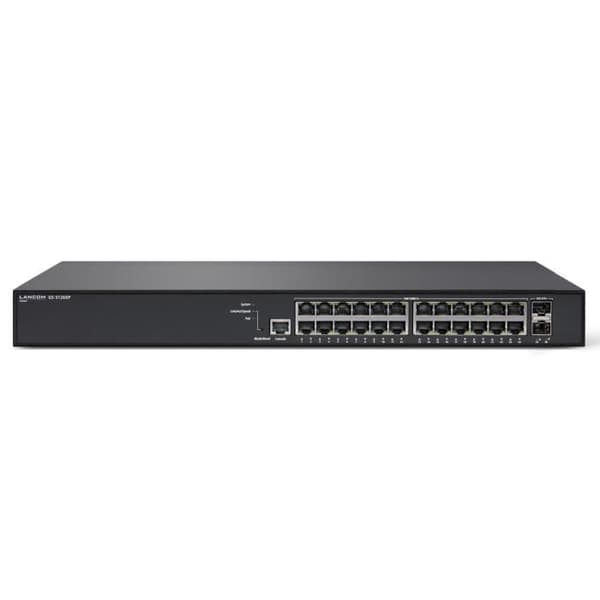Switch LANCOM SYSTEMS GS-3126XP Administreret L3 Gigabit Ethernet (10-100-1000) Sort 1
