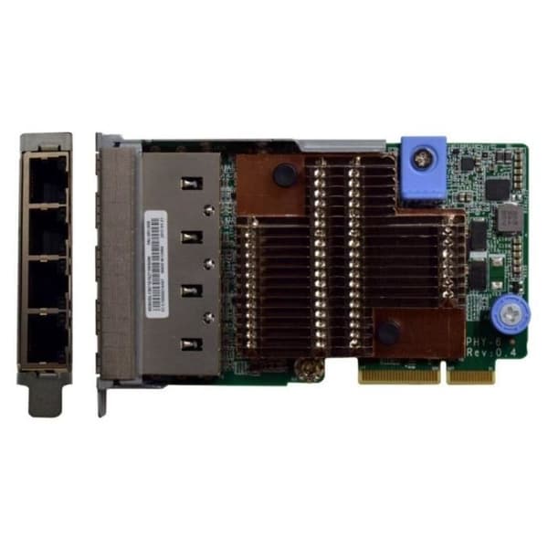 Netværksadapter - LENOVO - ThinkSystem - 10Gb Ethernet x4 - Sort