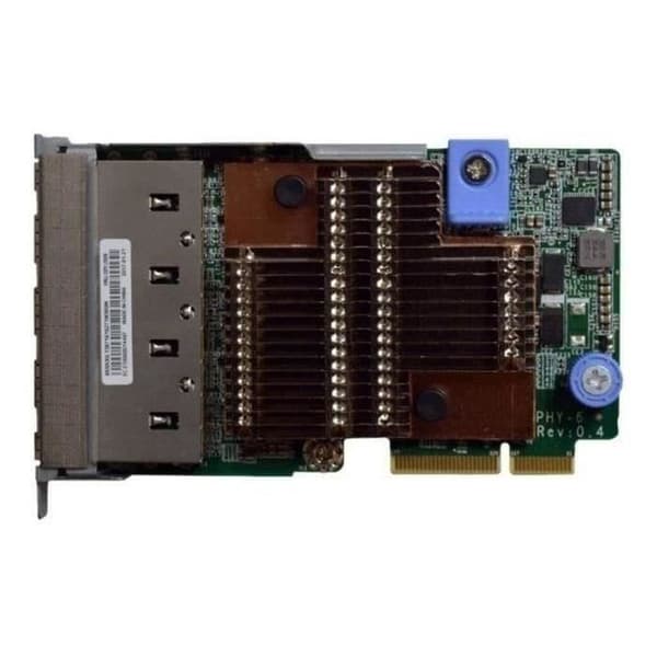 Netværksadapter - LENOVO - ThinkSystem - 10Gb Ethernet x4 - Sort
