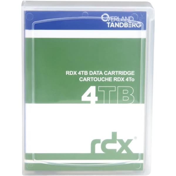 Lagerpatron - TANDBERG DATA - 4TB RDX - Sort - USB 3.0