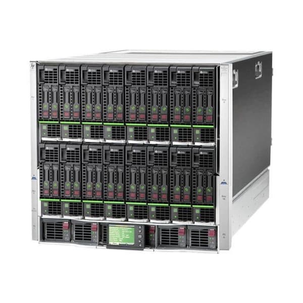 HP BladeSystem c7000 kabinet - Rackmontering - 16 blade - 2400W - Sort- REFURBISHED