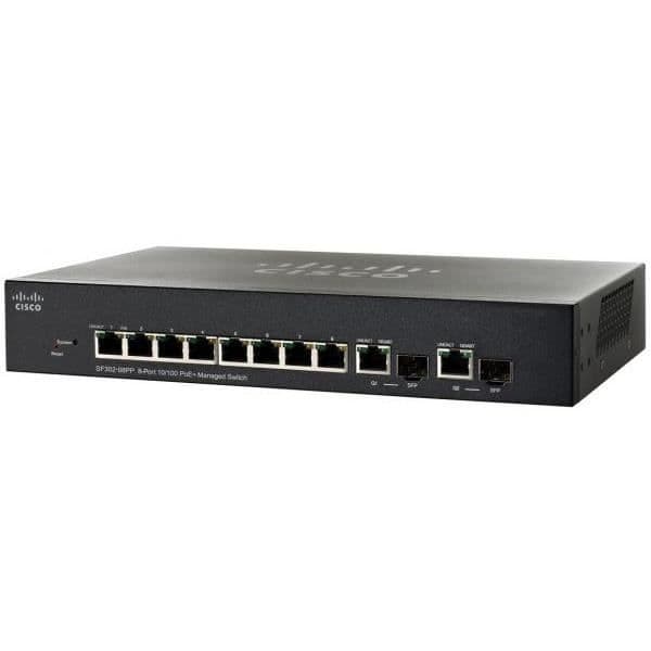Cisco SF302-08MPP-K9-UK Switchar- REFURBISHED