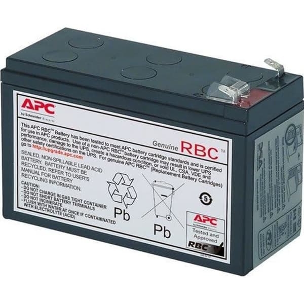APC erstatningsbatteripatron #106 - UPS-batteri - Blysyre - Sort