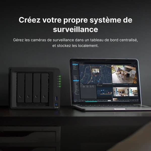 SYNOLOGY NAS-server med 4 fack - DS923+