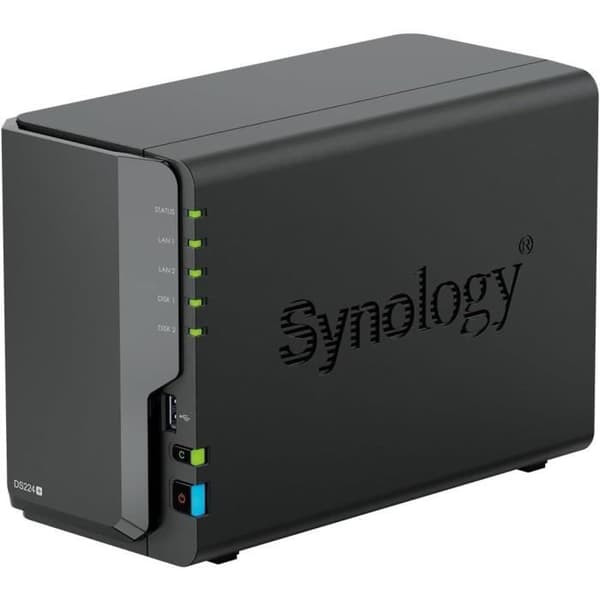 NAS-server - SYNOLOGY - DS224+ - 2 båse