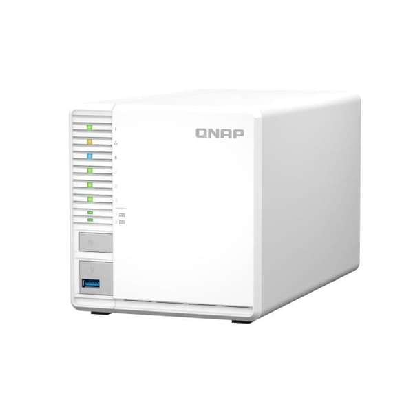 Lagerserver (NAS) - QNAP - TS-364 - Intel Celeron - 4 kerner/ 4 tråde - RAID 5