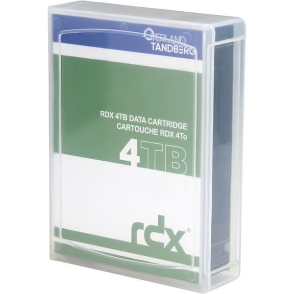 Lagerpatron - TANDBERG DATA - 4TB RDX - Sort - USB 3.0