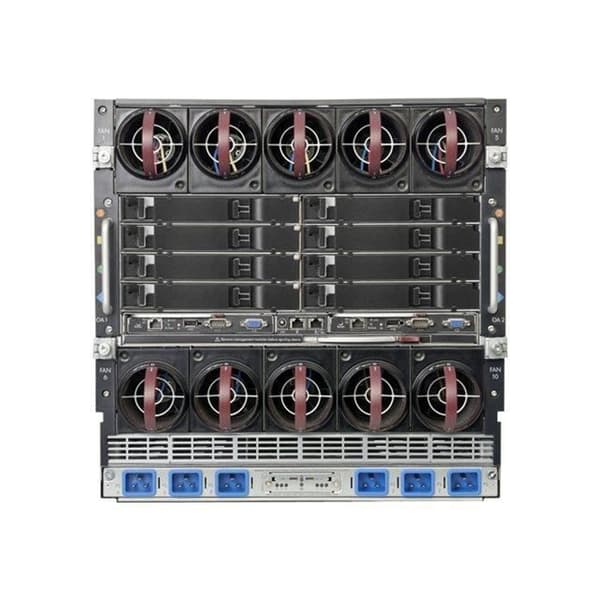 HP BladeSystem c7000 kabinet - Rackmontering - 16 blade - 2400W - Sort- REFURBISHED