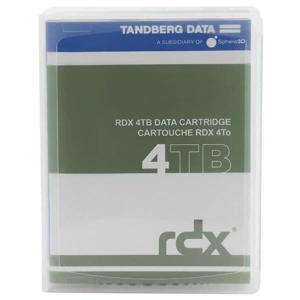 Lagerpatron - TANDBERG DATA - 4TB RDX - Sort - USB 3.0