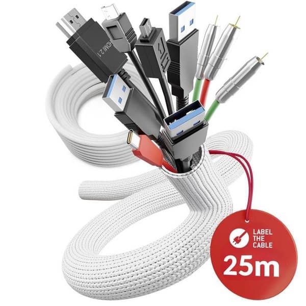 Kabelstrømpe Label the Cable PRO 5120 hvid