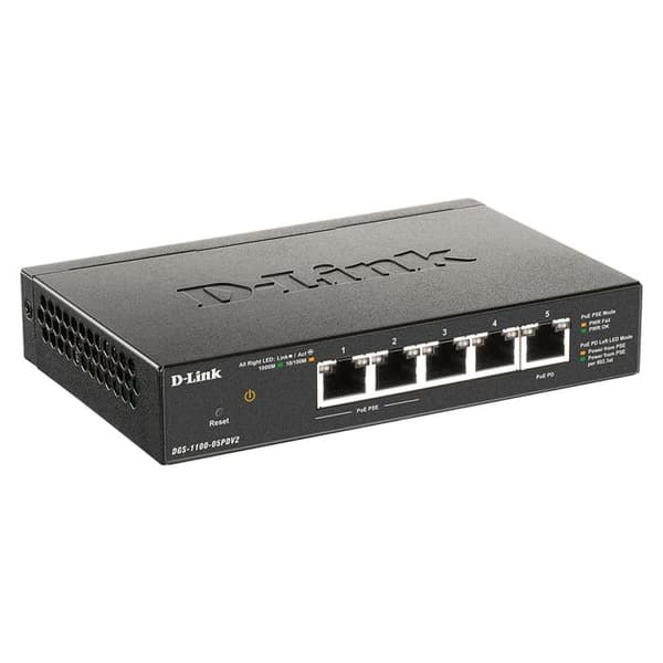 D-Link DGS-1100-05PDV2 Switchar