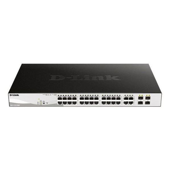 D-Link DGS-1210-28MP/E Switch 24xGb PoE+ 4xSFP Com