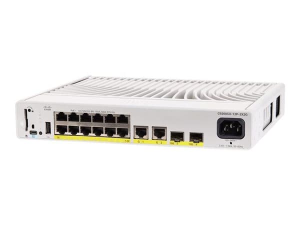 Cisco C9200CX-12P-2X2G-A- USED