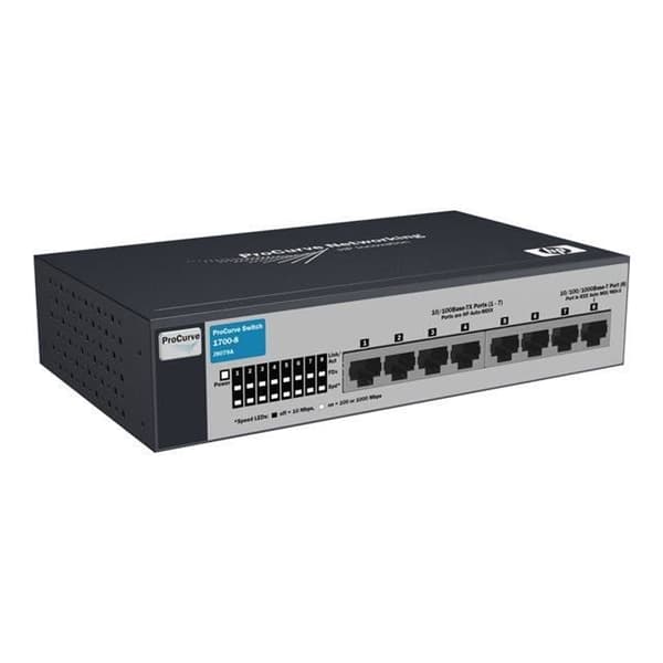 HP - ProCurve Switch 1700-8 - Kytkin- REFURBISHED