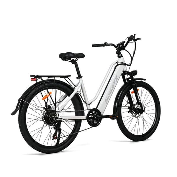 Stads elcykel Hedatx TX2 med batteri 48V 16AH, Vit
