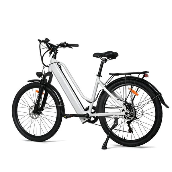 Stads elcykel Hedatx TX2 med batteri 48V 16AH, Vit