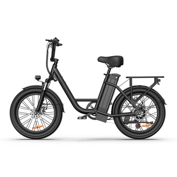 Elcykel til voksne URLIFE E20 med batteri 48 V 13 Ah, Sort