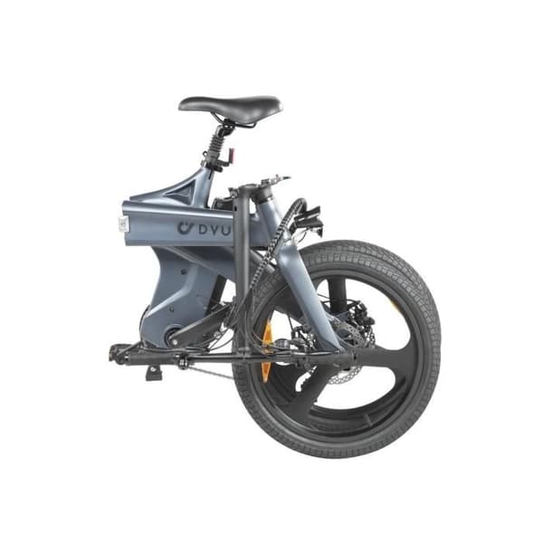Folding elcykel DYU T1 20 tommer med batteri 36 V 10 Ah, Grå