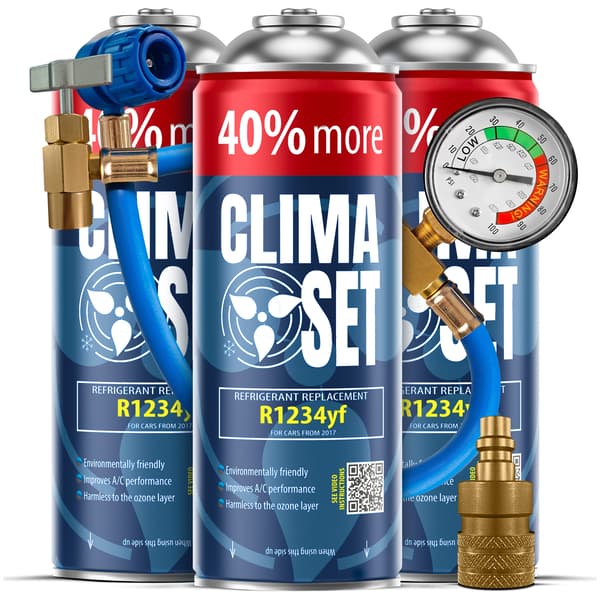 Clima Set 3xR1234yf + kabel+adapter XL