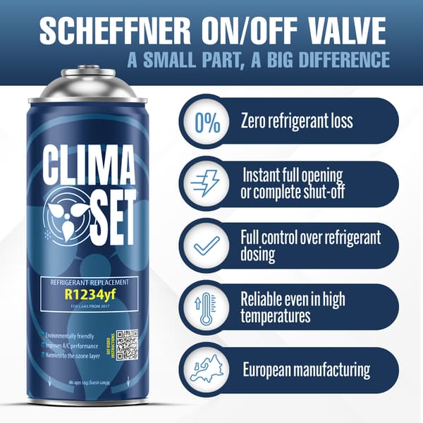 ClimaSet Can R1234yf + kaapeli + sovitin