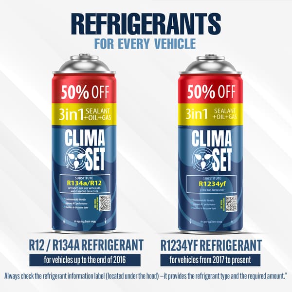 Clima Set 2x 3in1 R1234yf XL