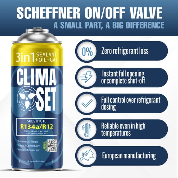 ClimaSet dåseformulering 3i1+rør+adapter