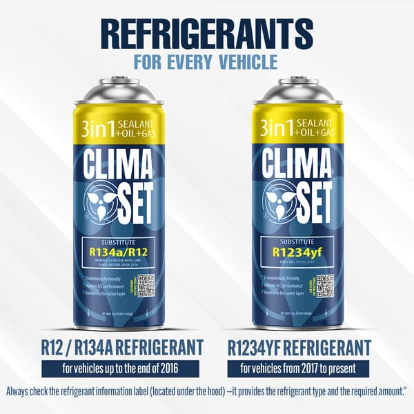 ClimaSet 2 Burkar 3in1 R134a +rör