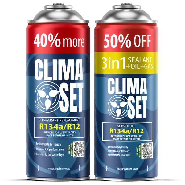 Luftkonditionering Gas ClimaSet 3in1 R134a Pack