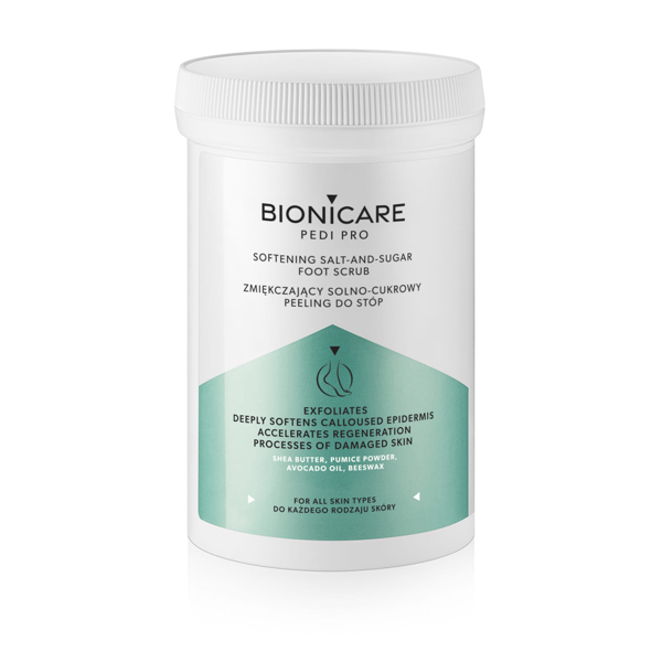 BIONICARE Mjukgörande fotskrubb med salt och socker 500 g
