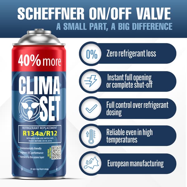 XL ClimaSet 2x R134a + kaapeli + sovitin XL