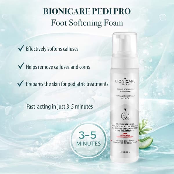 BIONICARE Blødgørende fodskum 250 ml