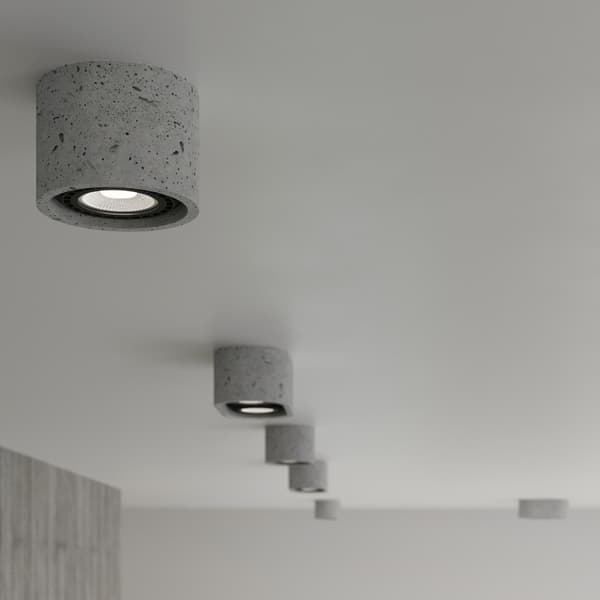 Sollux Lighting Kattovalaisin BASIC 1 betoni, 9x14x14cm