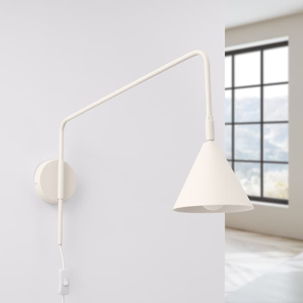 Sollux Lighting Seinävalaisin NOX beige, 30x61x14cm