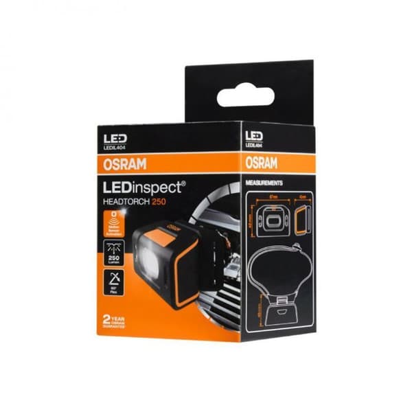 LED-inspektionslampe Frontale HEADTORCH250 Osram LEDIL404