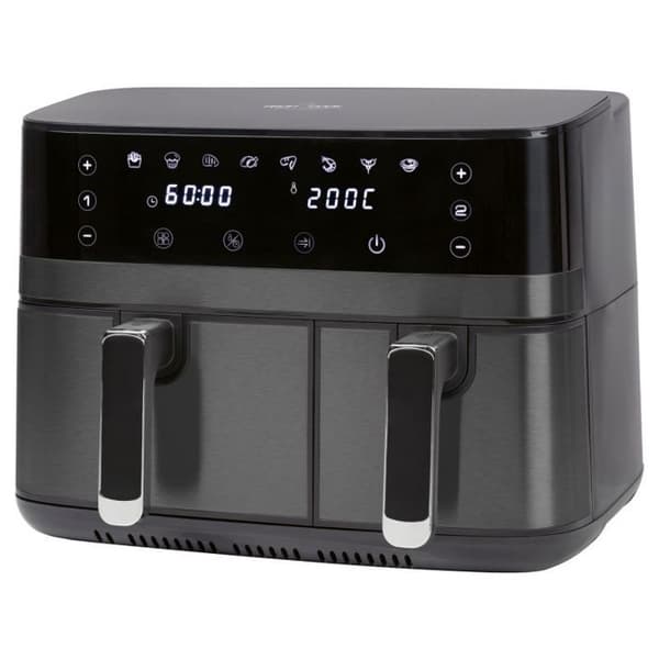 Luftfriture 9L dobbelt rum 2700W Proficook PC-FR1295H-Sort
