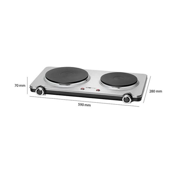 Dobbelt kogeplade 2500W Clatronic DKP 3668 E