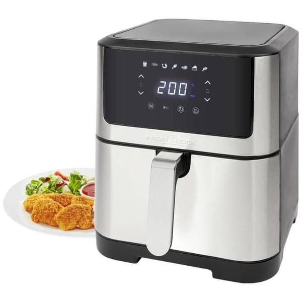 Profi Cook PC-FR 1269 H Luftfriteuse 8 l 1800 W rustfrit stål, sort