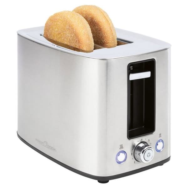 Brødrister 2 skiver Rustfrit stål Proficook PC-TA1279