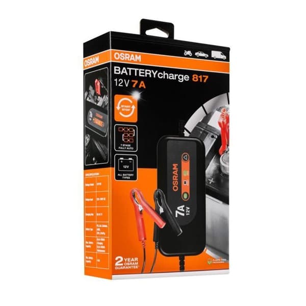 Batteriladdare 6V/12V BATTERYcharge 817 Osram OEBCS817