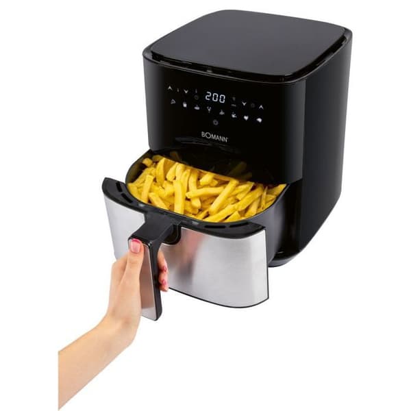 Luftfrituregryde 5L Bomann FR6069HCB-Sort/Inox