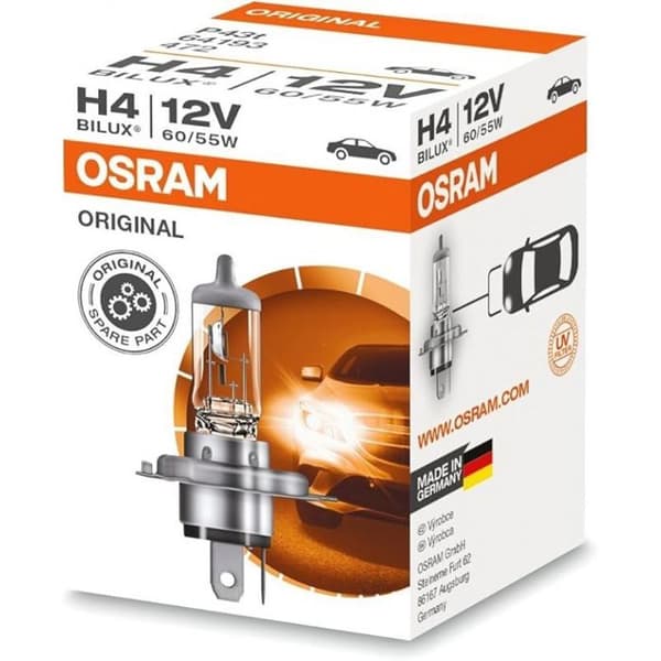 Pack med 10 Halogenlampor H4 Classic Osram 64193CLC10