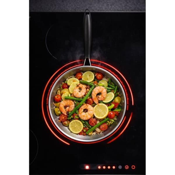 Wok - AM3578 - Rustfrit stål Triply - Innovativ hulbund - Indbygget oliedoseringssystem