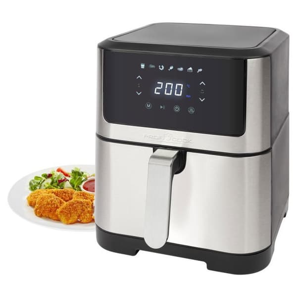 Profi Cook PC-FR 1269 H Luftfriteuse 8 l 1800 W rustfrit stål, sort