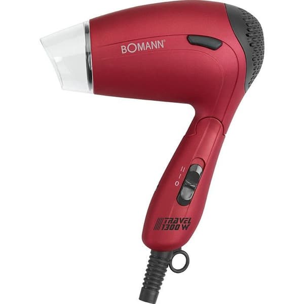 Kompakti matkapuolain - BOMANN - HTD 8005 CB - 1300 Watt - Punainen - Diffuusi ja suuntaaja