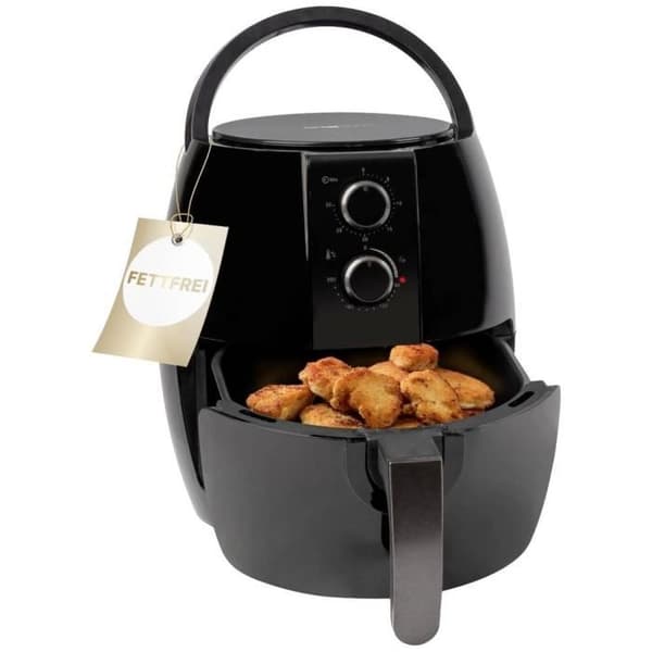 Luftfriture - Clatronic - FR 3780 H - 1350 W - Sort - Titan