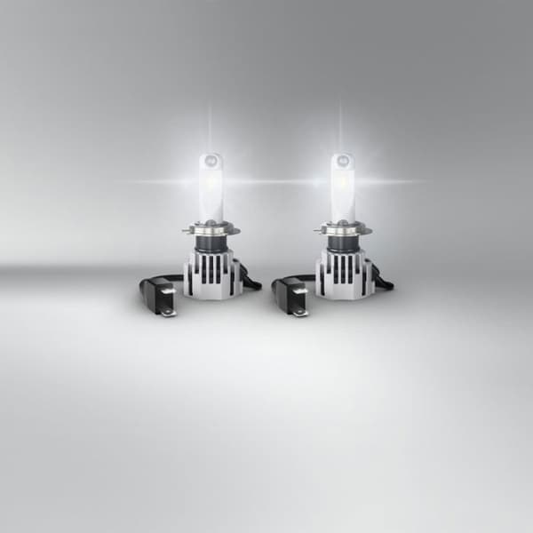 2 LED-driven HL-billampor - Osram - LED - Intense H7/H18