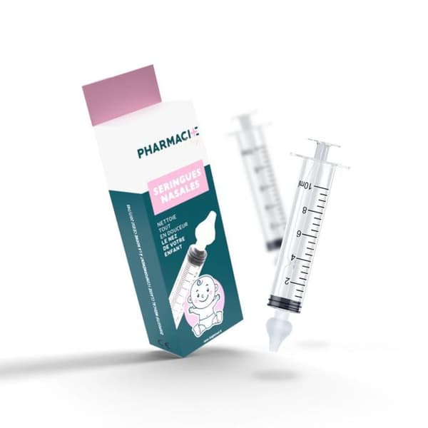 Set med 2 sprutor för babynästvätt PHARMACIE+
