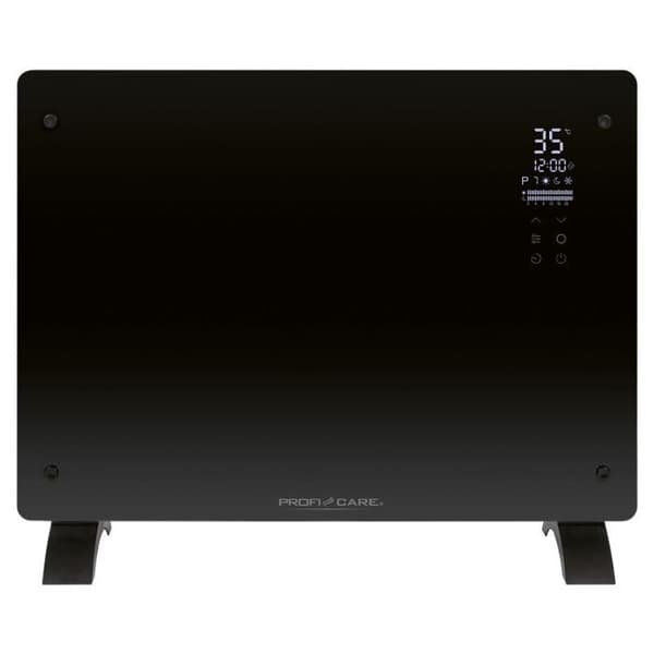 Glas konvektor 1500W Sort Proficare PC-GKH3118-Sort